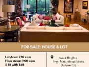 FOR SALE House and Lot located at Ayala Heights Subd... FOR SALE House and Lot located at Ayala Heights Subd...