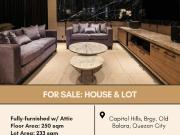 FOR SALE House and Lot located at Capitol Hills, Brgy....