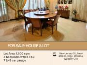 FOR SALE House and Lot located at New Manila, Brgy....