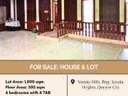 FOR SALE House and Lot located at Varsity Hills, Brgy....