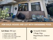 FOR SALE House and Lot with Swimming Pool in Acropolis...