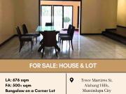 FOR SALE House & Lot in Alabang Hills