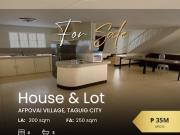 For Sale: House & Lot located at AFPOVAI Village, Taguig...
