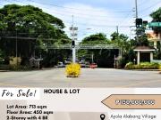 FOR SALE: House & Lot located at Ayala Alabang Village,...
