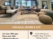 For Sale House & Lot located at Ayala Westgrove Heights,...