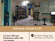 FOR SALE House & Lot located at BF Resort Village, Brgy....