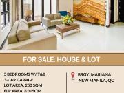 FOR SALE House & Lot located at Brgy. Mariana, New...