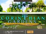 For Sale: House & Lot located at Corinthian Garden back...