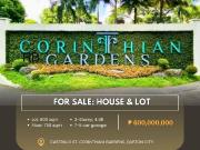 For Sale: House & Lot located at Corinthian Gardens,...