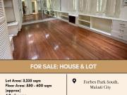 For Sale: House & Lot located at Forbes Park South,...