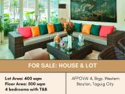 FOR SALE House & Lot located at AFPOVAI 4, Brgy. Western...