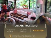 For Sale House & Lot located at Santa Catalina St....