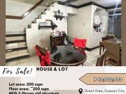 For Sale: House & Lot located at Scout Area, Quezon City