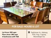 FOR SALE House & Lot located at Tagbilaran St Alabang...