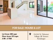 For sale: House & Lot located at Tahanan Village, BF...