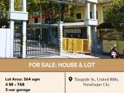 For Sale: House & Lot located at Tanguile St United...