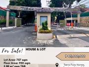 FOR SALE: House & Lot located at Tierra Pura Homes,...