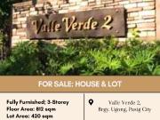 FOR SALE House & Lot located at Valle Verde 2, Brgy....