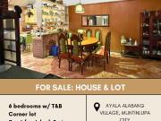 FOR SALE House & Lot located in Ayala Alabang,...