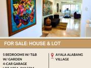 FOR SALE House & Lot located in Ayala Alabang Village,...