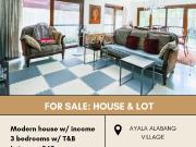 FOR SALE House & Lot located in Ayala Alabang Village,...