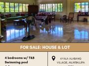 FOR SALE House & Lot located in Ayala Alabang Village,...