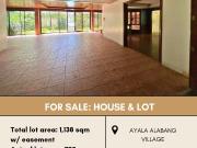 FOR SALE House & Lot located in Ayala Alabang Village,...