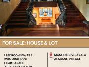 FOR SALE House & Lot located in Ayala Alabang Village,...
