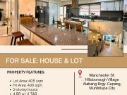 FOR SALE House & Lot Manchester St. Hillsborough Village...