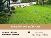 FOR SALE Lot w/ house located at Valle Verde 6, Brgy....