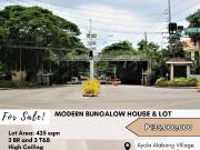 For Sale: Modern Bungalow House & Lot located at Ayala...