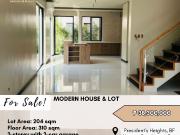 For Sale: Modern House & Lot located in President's...