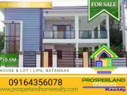 FOR SALE: MODERN SINGLE DETACHED HOUSE & LOT IN LIPA,...