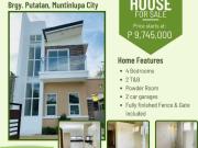 For Sale: Non RFO Leonore House and lot in Brgy. Putatan...
