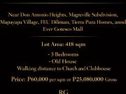 For Sale: Old Bungalow House and Lot in BF Homes, Quezon...