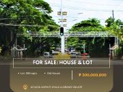 FOR SALE: Old House & Lot located at Acacia Avenue Ayala...