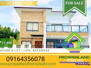 FOR SALE: PREMIUM SINGLE DETACHED HOUSE & LOT IN LIPA,...
