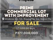 For Sale: Prime Commercial Lot With Improvement along...