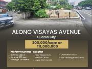 FOR SALE PROPERTY ALONG VISAYAS AVENUE