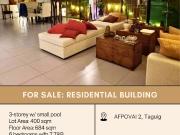 FOR SALE Residential 3 Storey Building located at...