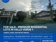 For Sale – Residential Lot in Valle Verde 1, Kaimito...