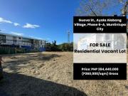 FOR SALE: Residential Vacant Lot in Ayala Alabang...
