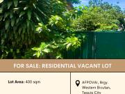 FOR SALE: Residential Vacant Lot in AFPOVAI, Brgy....