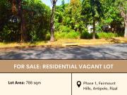 FOR SALE: Residential Vacant Lot in Phase 1, Fairmount...