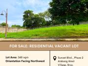 FOR SALE: Residential Vacant Lot in Sunset Blvd Phase 2...
