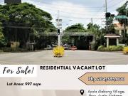 FOR SALE Residential Vacant Lot located at Ayala Alabang...