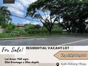 FOR SALE Residential Vacant Lot located at Ayala Alabang...