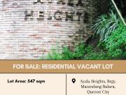 FOR SALE Residential Vacant Lot located at Ayala...
