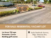 FOR SALE Residential Vacant Lot located at Ayala...