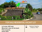 FOR SALE Residential Vacant Lot located at Eastland...